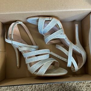 Silver Strappy 3.5” Heels BellaMarie - 6